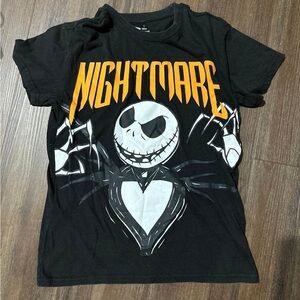 Black Nightmare before Christmas Graphic T-Shirt